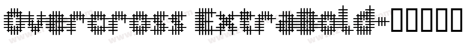Overcross ExtraBold字体转换